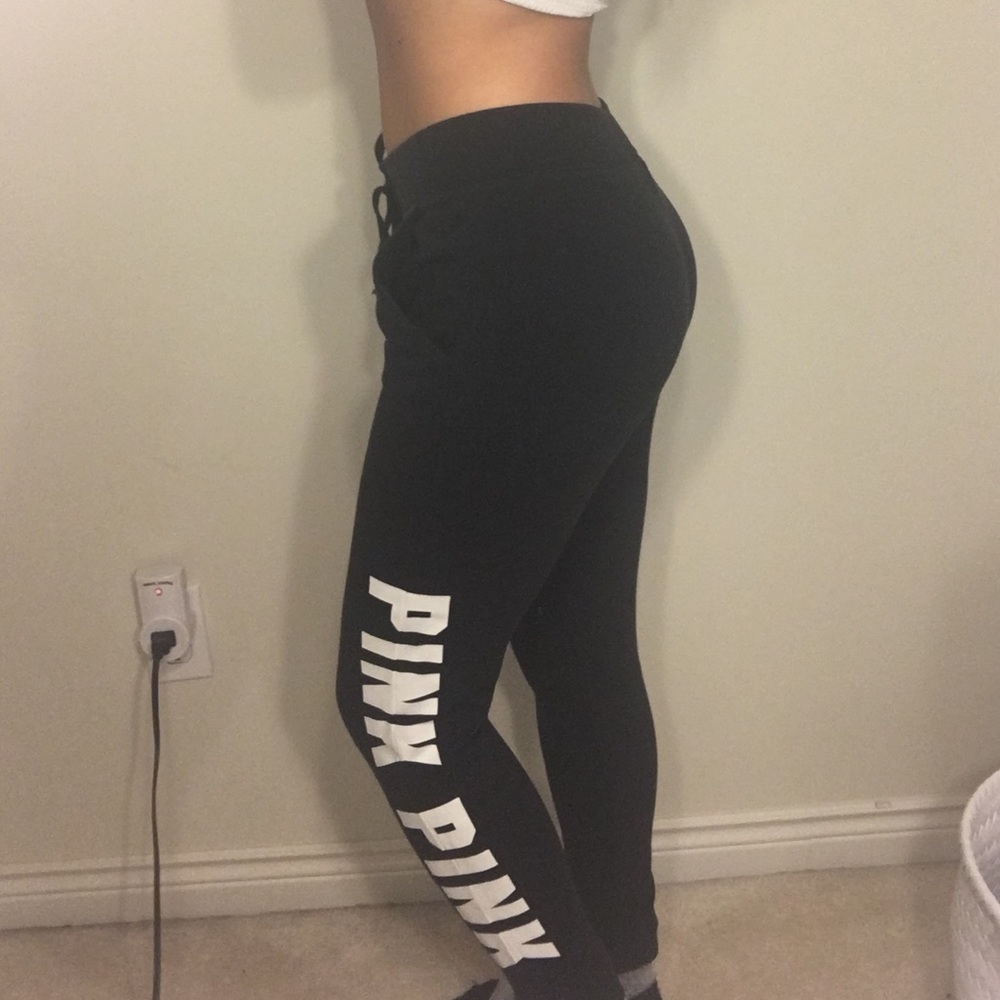 black comfy sweatpants